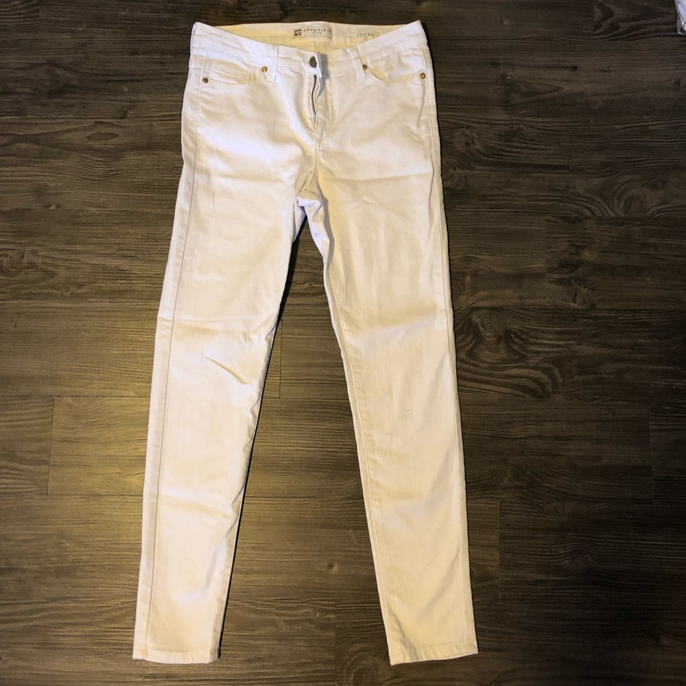 White Anne Klein Skinny Jeans